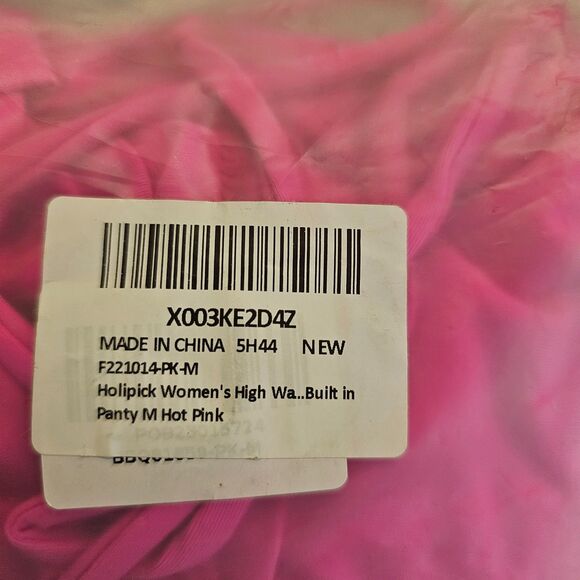 NWT SZ M Women's Tummy Control Ruched Drawstring High Waist Swim Skirt-Neon Pink - Picture 8 of 8